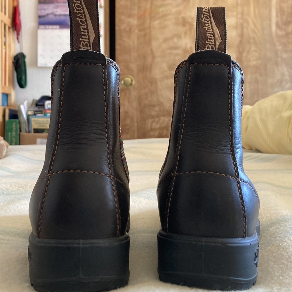Blundstone Chelsea #1409 Stout Brown/Stripes size 7.5 Womens - Picture 5 of 11